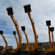 湖北武漢打拔樁機、加長臂挖掘機出租